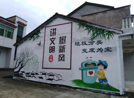 凌云墙绘是现在流行的墙体广告