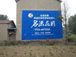 凌云墙体广告在乡镇、农村市场的媒体优势
