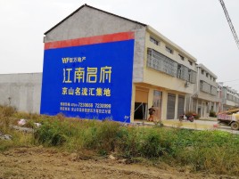 凌云农村墙体广告在不同形式上面展现的不同特色