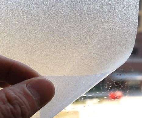 凌云玻璃门外面粘广告用什么材料好？