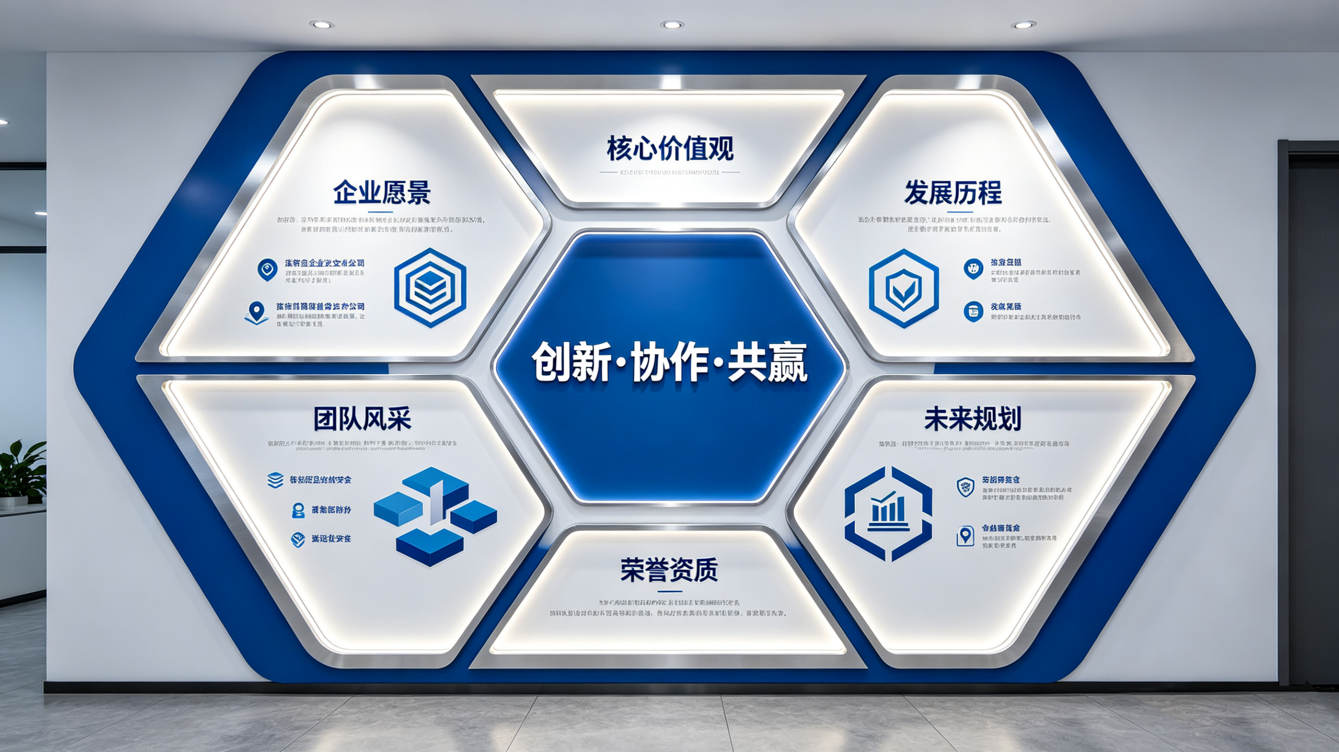 凌云企业文化墙六边形避坑指南（新手常犯5个错误）